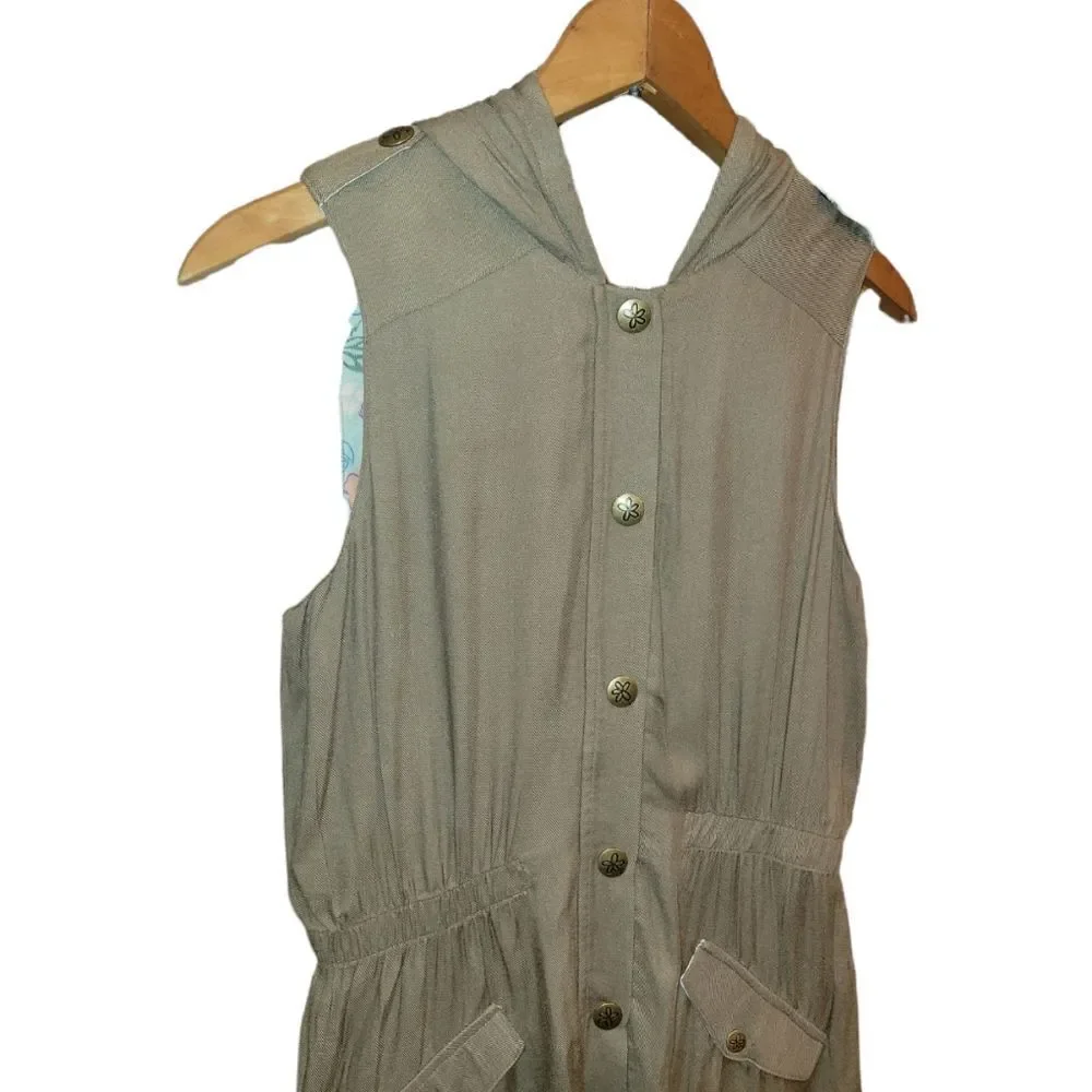 NWT Matilda Jane 435 Winding Path Vest Choose Your Own Path Snap Hooded Vest 14